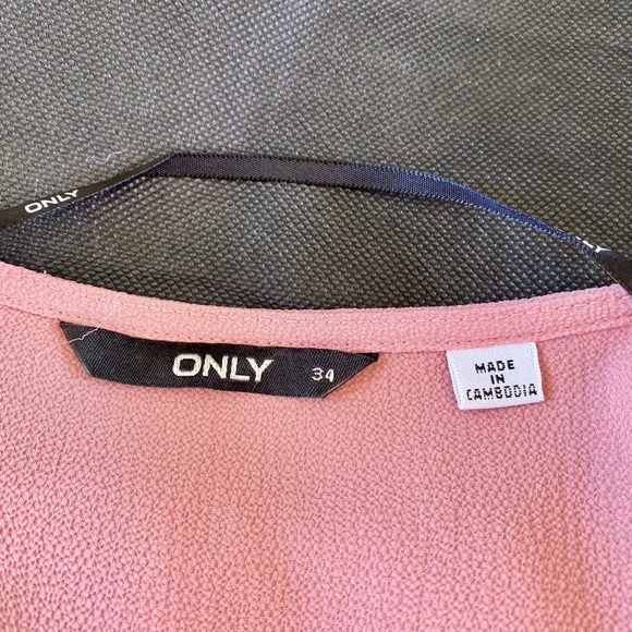 Pink wrap dress from Only. - Picture 4 of 7